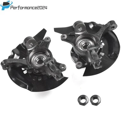 Pair Front Steering Knuckles+Wheel Hub Bearings for Toyota Camry 2004 2005 2006 - Image 1 of 4