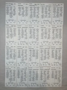 STRAT-O-MATIC MLB 1982 MILWAUKEE BREWERS BASEBALL TEAM - 20 CARDS - Picture 1 of 11