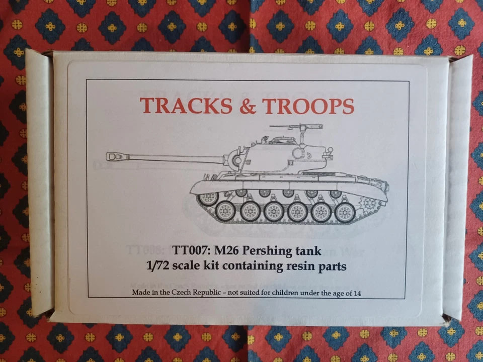 Tracks&Troop TT007 - US heavy tank M26 Pershing  - Resin kit 1/72 - Immagine 1 di 1