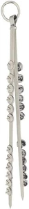 Musical Instrument Steel 30 inch Silver Chimta Instrument for Dhol/Kirtan/Bhangr - Picture 1 of 4