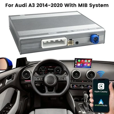 Carplay inalámbrico Android automático para Audi A3 A4 A5 Q2 Q5 Q7 2017-2018 con pantalla de 7" Foto 1 de 4