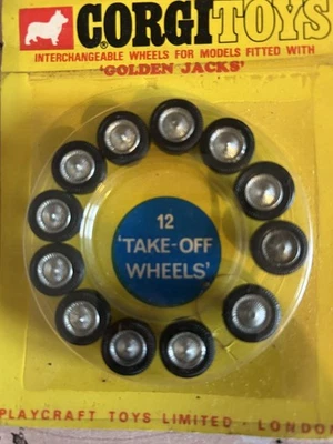 Corgi Golden Jacks Take Off Wheels sealed card pack number 1342 - Image 1 of 3