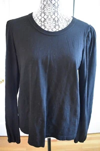 Wilt Black Cotton Top Long Sleeves – Medium – NWOT - Picture 1 of 7