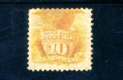 Scott 116 OG MHR FVF 美国 1869 年图片发行 SCV 1,850 美元 — 第 1/2 张图片