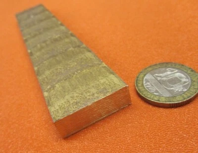 Barra plana de bronce de gran tamaño 954 de 1/4" de grosor x 1,0" de ancho x 6,0" de largo Foto 1 de 4
