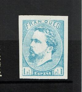 Spain SC# X1, Mint Hinged, small Hinge Remnants, minor toning - S6933
