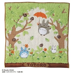 Studio Ghibli Towel Handkerchief My Neighbor Totoro ♡ Walking in the Shade Japan - Picture 1 of 6