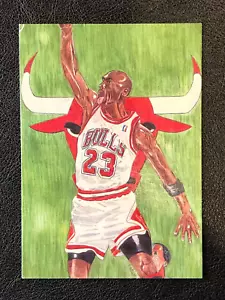 Michael Jordan Chicago Bulls 1993 Jim Foutch Sports Art Images PROMO Card #22 - Bild 1 von 1