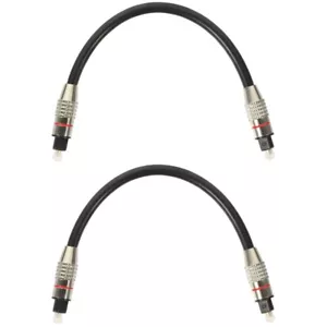 2 Pieces Audio Optical Cable Digital Cord Fiber for Soundbar to Tv - Picture 1 of 12