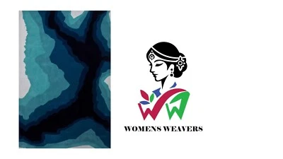 New Designer Shade of Blue Hand Tufted Wool Rug (No Additional Fees) - Image 1 of 4