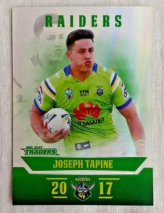 2017 NRL Traders Parallel PS019 - Joseph Tapine Canberra Raiders - Picture 1 of 2