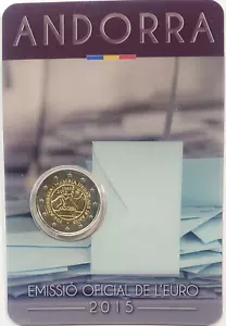 2 Euro Gedenkmünze/Sondermünze Andorra 2015 Volljährigkeit - Bild 1 von 1