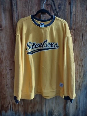 NFL: Pittsburgh Steelers Sudadera: Gridiron Classic Reebok: Bordado: Talla XL Foto 1 de 4