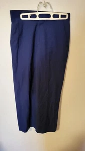 Calvin Klein Chil Girl Blue Dress Pant 28Wst 24L Formal program School Church - Picture 1 of 17