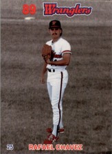 1989 Wichita Wranglers Stadium Set SGA Rafael Chavez #25