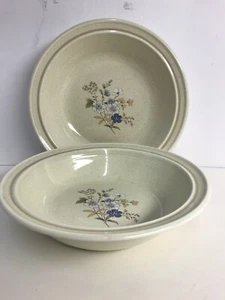 Royal Doulton Lambethware Fairford LS1056 Soup Bowls Set Of 2 7 3/4” Vintage - Picture 1 of 6