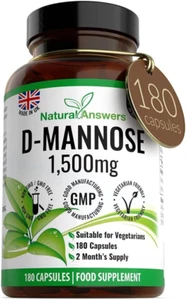 D-Mannose 180 Capsules - Max Strength 1500Mg per Serving - Precision Dmannose - - Picture 1 of 6
