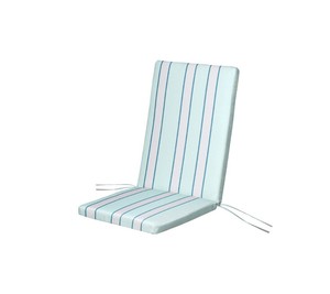 Garden Seat Cushions B&Q - Adelaide Blue Grey Plain Seat Pad Diy At B Q