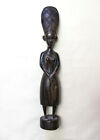 Vintage African Hand Carved Wooden Female Figure  Circa 1940/1950