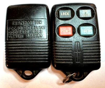 OEM Lincoln Mark VIII 1995 бесключевой пульт дистанционного управления TOWNCAR вход брелок GQ43VT4T - Изображение 1 из 4
