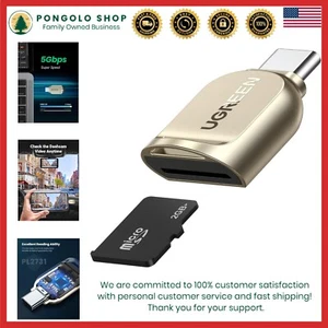 Durable USB C to Micro SD Adapter - Enhanced Heat Resistance & Portable Design - Picture 1 of 11