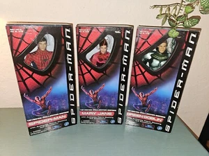 Vintage 2001 ToyBiz Collector Series SpiderMan, MaryJane & GreenGoblin-In Boxes - Picture 1 of 19
