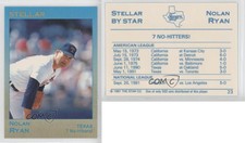 1991 Star Stellar /500 Nolan Ryan #23 HOF