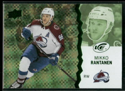 #49 Mikko Rantanen 2023-24 Upper Deck Ice Green - Image 1 of 2