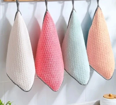 Juego de toallas de baño y mano de tela de algodón 5 piezas - color pastel Foto 1 de 3