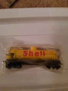 Shell Toy Tank Train Car Damaged New In Package - Picture 1 of 1