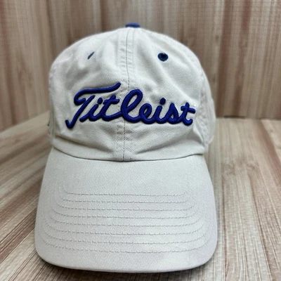 VTG Titleist Duke University Blue Devils Twins Enterprise Adjustable Hat Beige - Image 1 of 4