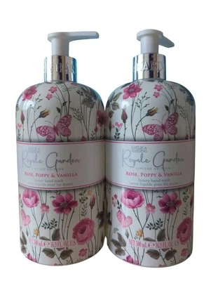 2 X Baylis & Harding Royale Garden Rose, Poppy & Vanilla 500ml Hand Wash - Image 1 of 3