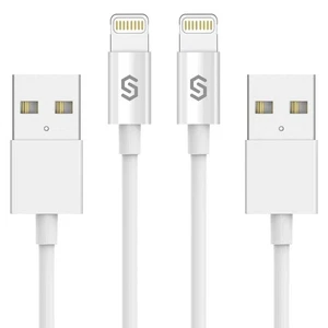 Lot de 2 câbles chargeur iPhone Syncwire - [certifié MFi] 2M (2 PACK) Britannique - Photo 1 sur 7