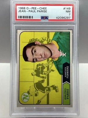 1968-69 O PEE CHEE JEAN PAUL PARISE #149 RC PSA 7 *POP 33 - Image 1 of 3