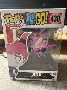 Funko Pop! DC Heroes Titans Jinx Firmado Lisa Ambalavanar #430 WS!  - Imagen 1 de 6