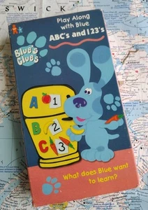 Blues Clues ABC's and 123's Nick Jr Reading Readiness Letter Word Recognition - Picture 1 of 6
