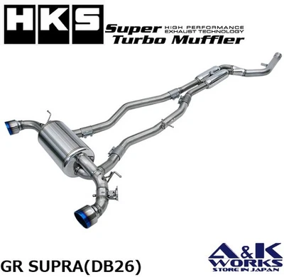 HKS 31029-AT009 SUPER TUBO MUFFLER Exhaust system for TOYOTA GR SUPRA DB26 SZ-R - Image 1 of 4