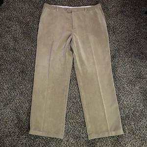 Giorgio Armani Pants Men’s Corduroy Khaki Sz 42 Lecolellezioni Made In Italy - Picture 1 of 18