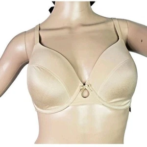 DKNY Intimates Fusion Cobertura Perfecta Camiseta Sujetador Color Beis Talla 38D Nuevo - Imagen 1 de 16