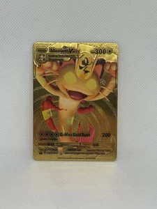Meowth VMAX Gold Foil Card - Picture 1 of 2
