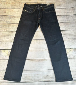 Diesel Jeans Men's W32 L32 (30) Blue Denim Buster Regular Tapered R0841_Stretch - Picture 1 of 21