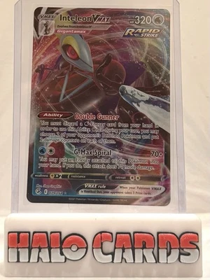 PACK FRESH Inteleon Vmax 079/264 - Pokemon TCG SWSH08: Fusion Strike UR J - Image 1 of 2