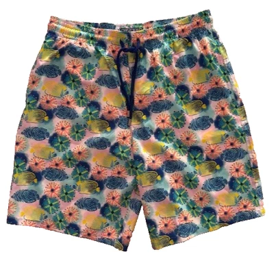 NWT VILEBREQUIN Men's XXL Fish Print Recycled Swim Trunks Multicolored - Image 1 of 4