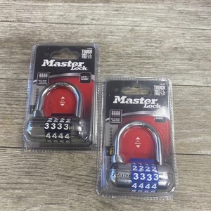 Lot of 2 Master Lock Set Your Own Combination Padlock 1523D Color May Vary - Picture 1 of 4
