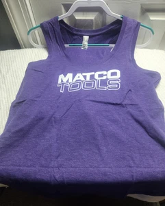 Camiseta sin mangas Rict Matco Tools unisex azul fruncido espalda deportiva gráfica talla grande (W) - Imagen 1 de 6