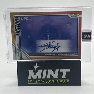 Israel Adesanya 2022 Panini Instant Walkout Auto /10 - Picture 1 of 6