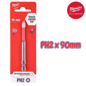 Milwaukee 4932472052 SHOCKWAVE PH2 x 90 mm Screwdriver Bit 1pc - Picture 1 of 1