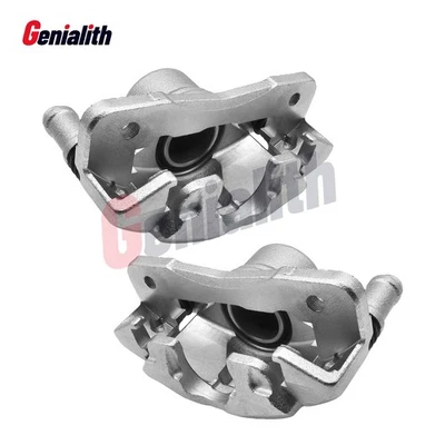 For 1990-2000 Honda Civic CRX l4 1.5L Front Pair Brake Calipers w/ Bracket Foto 1 de 4