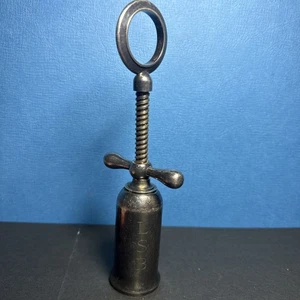 METALLO VINTAGE? ESTRATTORE TAPPO BOTTIGLIA CAVATAPPI VECCHIO FATTO FORTE - Foto 1 di 6
