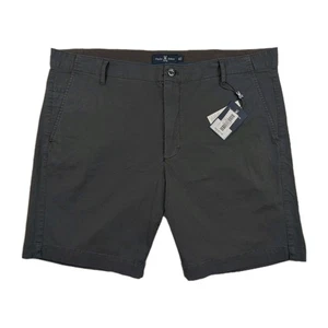 PSYCHO BUNNY Mens 40" DIEGO Shorts Flat Front Chino Cotton Stretch 9 Inseam GRAY - Picture 1 of 9